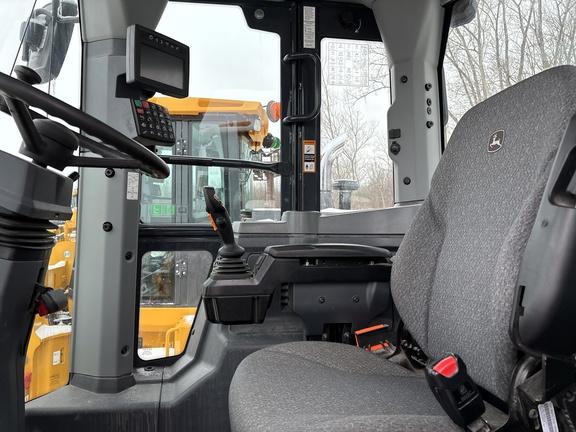 2021 John Deere 624 P-TIER 4WD LOADER; Cab w/ AC, EH Joystick Controls; Aux Hydraulics, Quick Coupler; Ride Control, Front Diff Lock; 20.5 Tires; Powerllel; General Purpose Bkt; Rear Camera