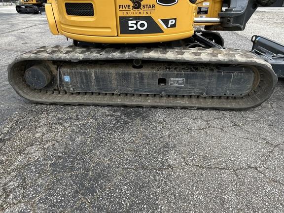 50 P TIER EXCAVATOR GEN A W/ HYD THUMB - Cab w/ AC; Long Arm; Rubber Pads; Hydraulic Thumb; w/ Blade