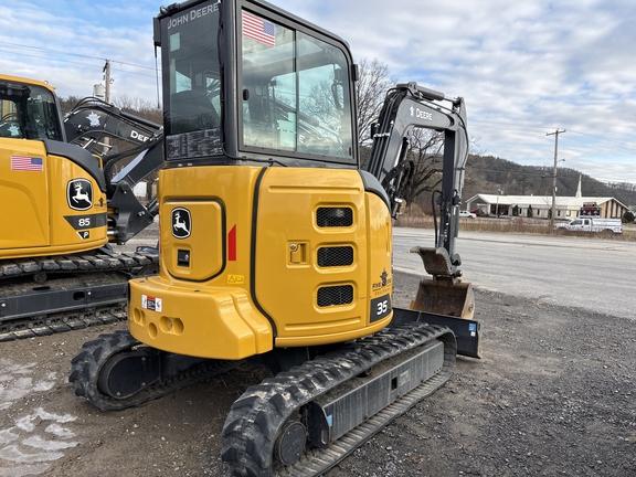 DORF,35 P TIER EXCAVATOR GEN A - Cab w/ AC; Long Arm; Rubber Tracks; w/ Bucket; Hydraulic Thumb