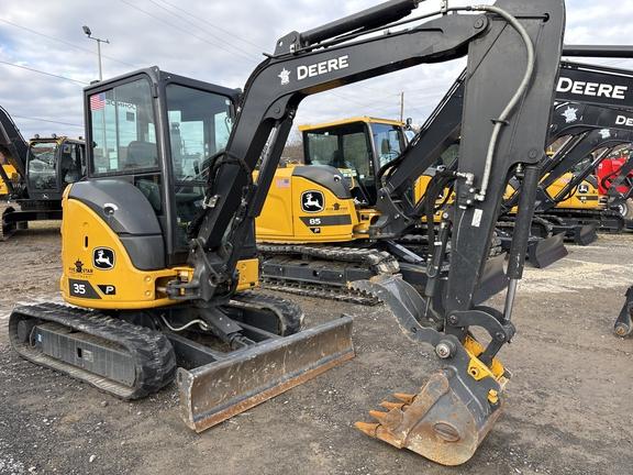 DORF,35 P TIER EXCAVATOR GEN A - Cab w/ AC; Long Arm; Rubber Tracks; w/ Bucket; Hydraulic Thumb