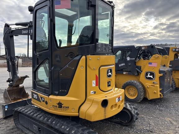 DORF,35 P TIER EXCAVATOR GEN A - Cab w/ AC; Long Arm; Rubber Tracks; w/ Bucket; Hydraulic Thumb