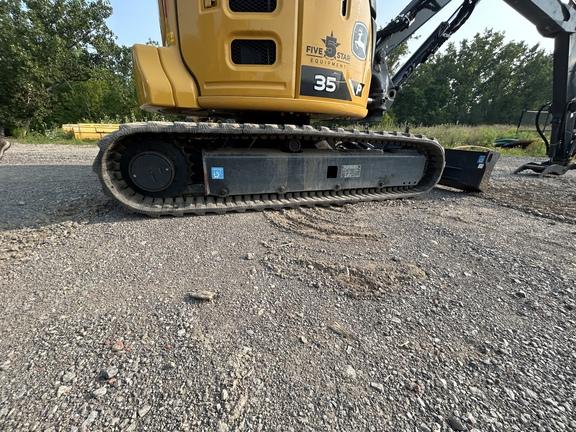 DORF,35 P TIER EXCAVATOR GEN A - Cab w/ AC; Long Arm; Rubber Tracks; w/ Bucket; Hydraulic Thumb
