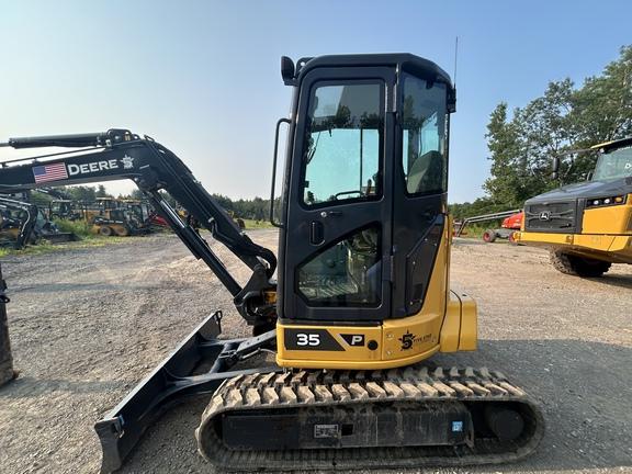 DORF - 35 P TIER EXCAVATOR GEN A - Cab w/ AC; Long Arm; Rubber Tracks; Blade
