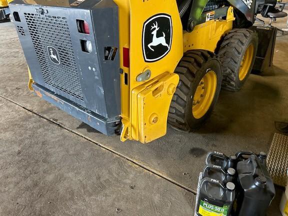 318G SKID STEER LOADER BASE - Cab w/ AC, EH Joystick Controls, Air Ride Seat; 2 Speed; Self-Leveling; Beefy Baby Tires; General Purpose Bkt