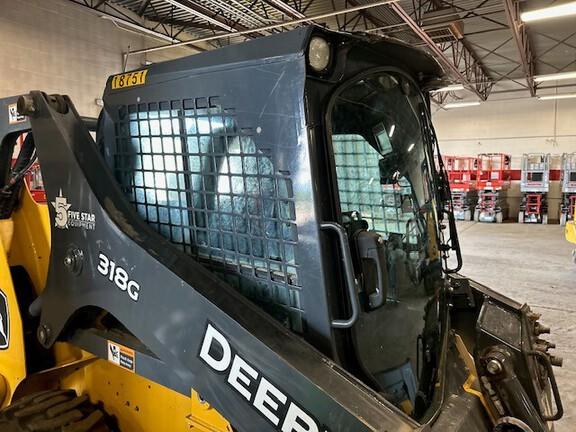 318G SKID STEER LOADER BASE - Cab w/ AC, EH Joystick Controls, Air Ride Seat; 2 Speed; Self-Leveling; Beefy Baby Tires; General Purpose Bkt