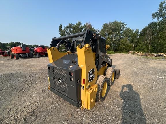 DORF,318G SKID STEER LOADER BASE -Cab w/ AC; General Purpose Bkt; Options: Camera, Self-Leveling, 2 Speed, Power Quik-Tatch, Counterweights