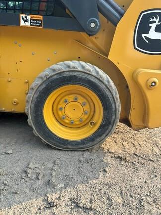 318G SKID STEER LOADER BASE - Cab w/ AC, EH Joystick Controls, Air Ride Seat; 2 Speed; Self-Leveling; Beefy Baby Tires; General Purpose Bkt