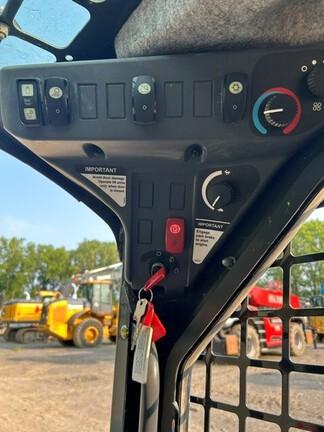 318G SKID STEER LOADER BASE - Cab w/ AC, EH Joystick Controls, Air Ride Seat; 2 Speed; Self-Leveling; Beefy Baby Tires; General Purpose Bkt