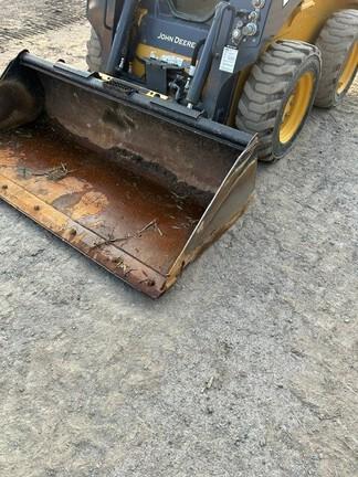 318G SKID STEER LOADER BASE - Cab w/ AC, EH Joystick Controls, Air Ride Seat; 2 Speed; Self-Leveling; Beefy Baby Tires; General Purpose Bkt