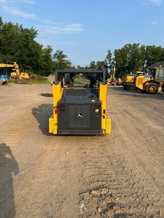 318G SKID STEER LOADER BASE - Cab w/ AC, EH Joystick Controls, Air Ride Seat; 2 Speed; Self-Leveling; Beefy Baby Tires; General Purpose Bkt