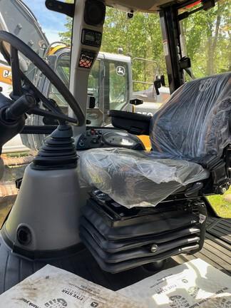 2023 CASE 580 SUPER N WT - Cab w/ AC, EH Joystick Controls, Pilot Controls; 4X4, Power Shift Trans; Extendible Dipper; Clamp, Forks, Thumb, Compactor; General Purpose Bkt; 19.5 Tires; Options: Aux Hydraulics