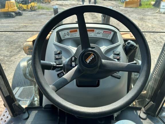2023 CASE 580 SUPER N WT - Cab w/ AC, EH Joystick Controls, Pilot Controls; 4X4, Power Shift Trans; Extendible Dipper; Clamp, Forks, Thumb, Compactor; General Purpose Bkt; 19.5 Tires; Options: Aux Hydraulics