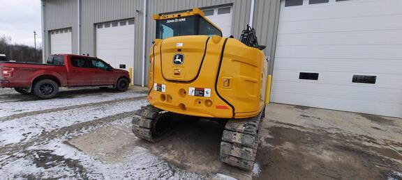 2023 John Deere 85 P TIER EXCAVATOR GEN A; Cab w/ AC; Medium Arm; Standard Track, Rubber Tracks; 18" Pads; Hydraulic Thumb