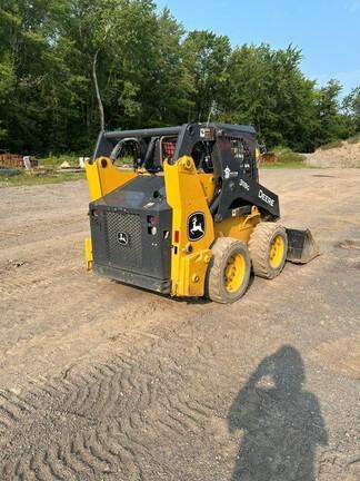 318G SKID STEER LOADER BASE - Cab w/ AC, EH Joystick Controls, Air Ride Seat; 2 Speed; Self-Leveling; Beefy Baby Tires; General Purpose Bkt