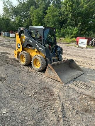 318G SKID STEER LOADER BASE - Cab w/ AC, EH Joystick Controls, Air Ride Seat; 2 Speed; Self-Leveling; Beefy Baby Tires; General Purpose Bkt