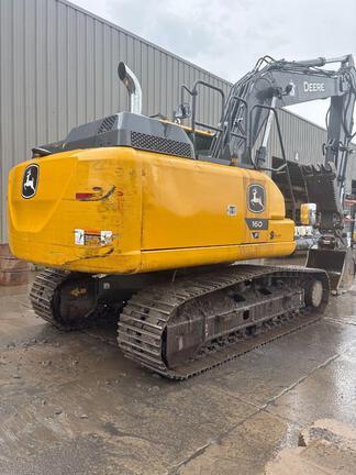 2023 John Deere 160 P EXCAVATOR BASE - Cab w/ AC; Long Arm; Standard Boom; Standard Track; 600 mm (24 in.) Pads; Coupler, Hydraulic Thumb