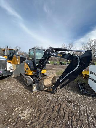 DORF 35 P TIER EXCAVATOR GEN A - Cab w/ AC; Long Arm; Rubber Tracks; Angle Blade