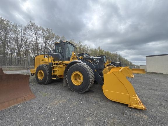 744 P-TIER 4WD LOADER - Cab w/ AC, EH Joystick Controls; 26.5 Tires, Radials; General Purpose Bkt; Options: Rear Camera