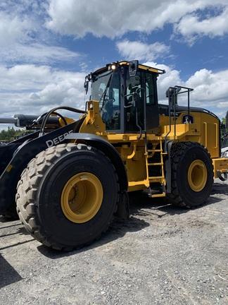 744 P-TIER 4WD LOADER - Cab w/ AC, EH Joystick Controls; 26.5 Tires, Radials; General Purpose Bkt; Options: Rear Camera