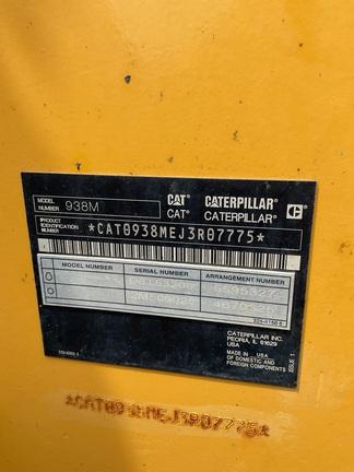 2019 CATERPILLAR 938HM - Cab w/ AC; Dual Diff Locks; 20.5 Tires; High Lift Boom; General Purpose Bkt; Options: Ride Control