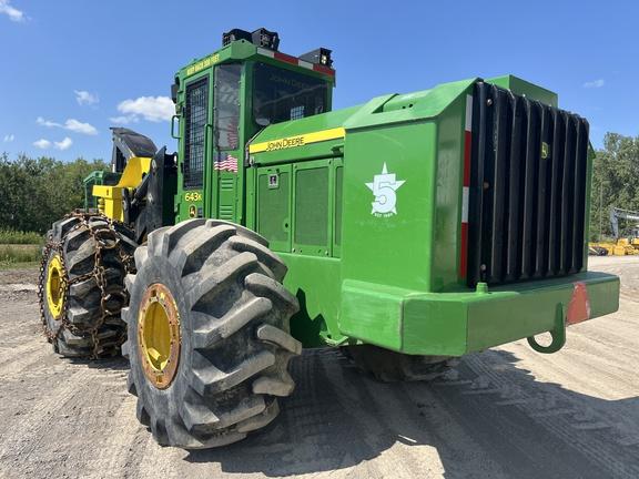 643K WHEELED FELLER BUNCHER - Cab w/ AC; Heavy Duty Axles; 28L Tires; Saw - Continuous