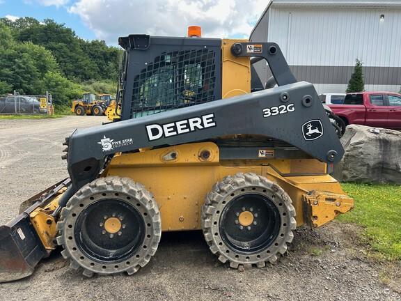 332G SKID STEER LOADER BASE - Cab w/ AC, ISO Pattern, EH Joystick Controls, Hi-Flo; Ride Control; Self-Leveling; Beefy Baby Tires; General Purpose Bkt