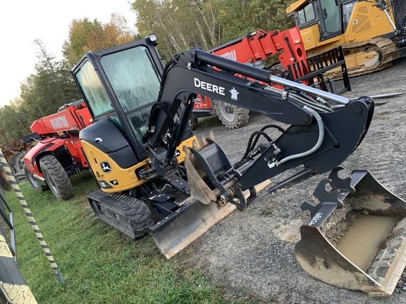 35 P TIER EXCAVATOR GEN A; Cab w/ AC; Standard Arm; Rubber Tracks; Hydraulic Thumb; w/ Blade