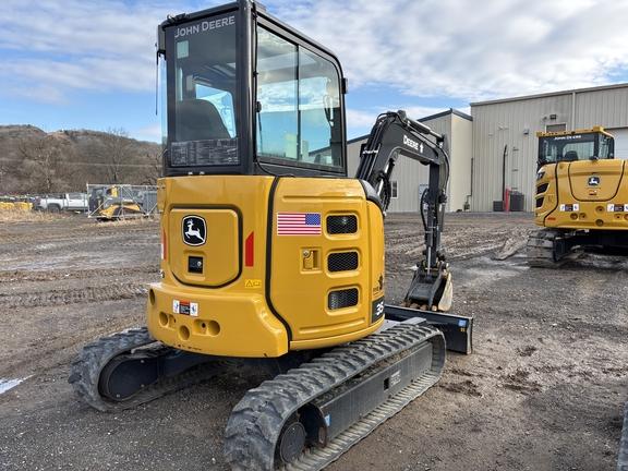 35 P TIER EXCAVATOR GEN A; Cab w/ AC; Standard Arm; Rubber Tracks; Hydraulic Thumb; w/ Blade