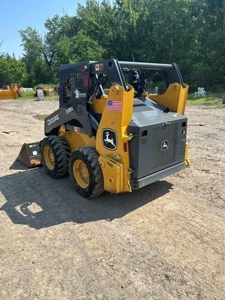 318G SKID STEER LOADER BASE - Cab w/ AC, EH Joystick Controls, Air Ride Seat; 2 Speed; Self-Leveling; Beefy Baby Tires; General Purpose Bkt