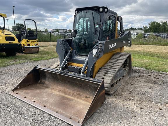 325G COMPACT TRACK LDR BASE - Cab w/ AC, ISO Pattern, EH Joystick Controls, Air Ride Seat, Hi-Flo; Ride Control, 2 Speed; Self-Leveling; Weights; Rubber Tracks; 78" Bucket