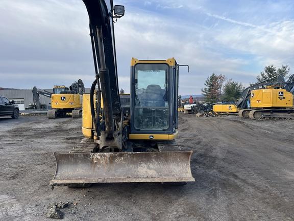 2019 John Deere 85G EXC - Cab w/ AC; Rubber Pads; 18" Pads; Aux Hydraulics, Coupler; 24" Bucket; w/ Blade