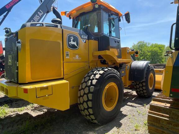 624 P-TIER 4WD LOADER - Cab w/ AC, Joystick Controls; 20.5 Tires; General Purpose Bkt; Options: Rear Camera
