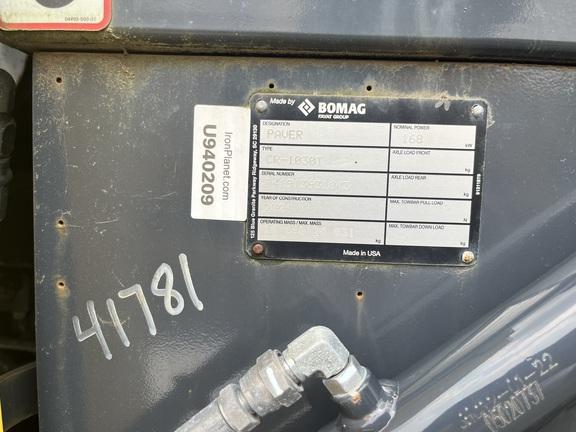 2024 BOMAG CR 1030T W/20 SCREED TRACKED HWY P