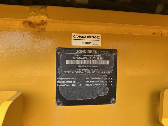 624 P-TIER 4WD LOADER - Cab w/ AC, Joystick Controls; Quick Coupler; 20.5 Tires; General Purpose Bkt; Options: Rear Camera