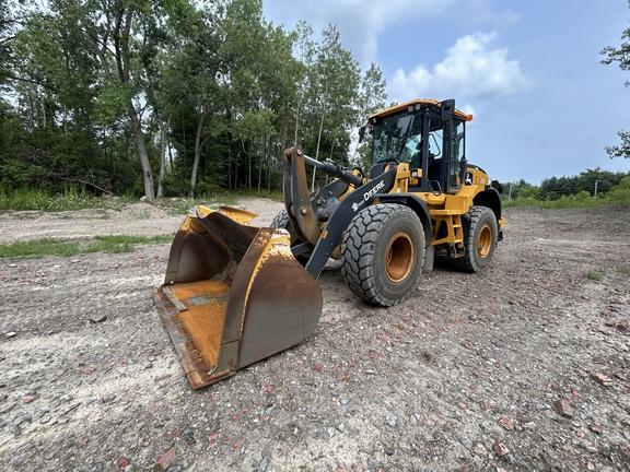 624 P-TIER 4WD LOADER - Cab w/ AC, Joystick Controls; Quick Coupler; 20.5 Tires; General Purpose Bkt; Options: Rear Camera