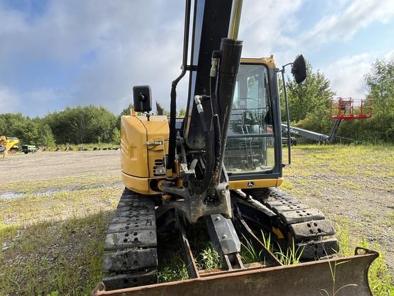 2019 John Deere 85G EXC - Cab w/ AC; Rubber Pads; 18" Pads; Aux Hydraulics, Coupler; 24" Bucket; w/ Blade