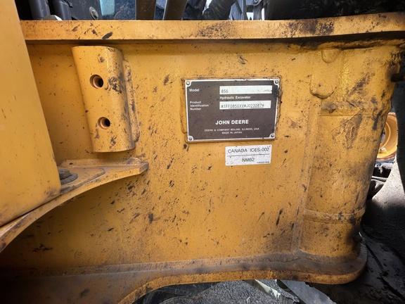 2021 JOHN DEERE 85G - Cab w/ AC; 18" Pads; Blade, Coupler, Hydraulic Thumb; w/ Bucket