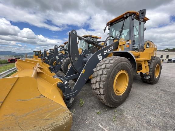 624 P-TIER 4WD LOADER - Cab w/ AC, EH Joystick Controls; Quick Coupler; 20.5 Tires; General Purpose Bkt; Options: Rear Camera