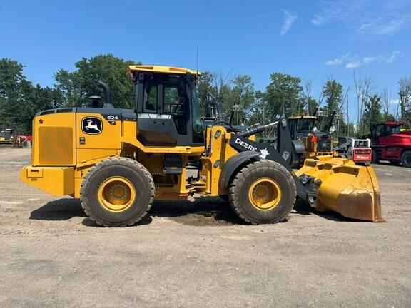 624 P-TIER 4WD LOADER - Cab w/ AC, EH Joystick Controls; Quick Coupler; 20.5 Tires; General Purpose Bkt; Options: Rear Camera