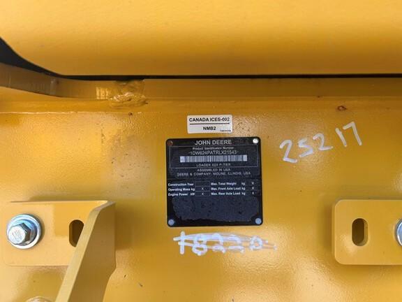 624 P-TIER 4WD LOADER - Cab w/ AC, EH Joystick Controls; Quick Coupler; 20.5 Tires; General Purpose Bkt; Options: Rear Camera