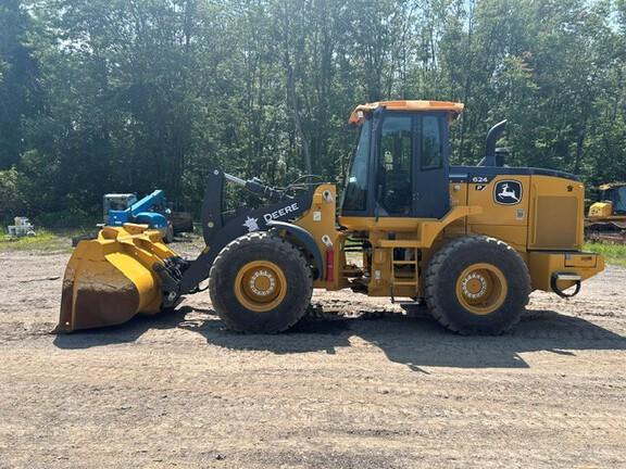 624 P-TIER 4WD LOADER - Cab w/ AC, EH Joystick Controls; Quick Coupler; 20.5 Tires; General Purpose Bkt; Options: Rear Camera