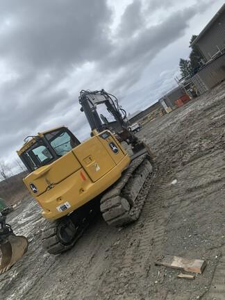 85G EXC W/AUX HYD - Cab w/ AC; 18" Pads; Blade, Coupler, Hydraulic Thumb; w/ Bucket