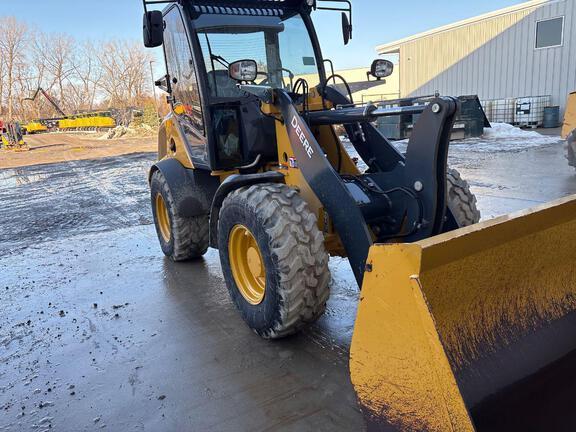 2023 John Deere 304 G FOUR WHL DRIVE LOADER - Cab w/ AC; General Purpose Bkt; 405/70R20 Tires; Options: Ride Control