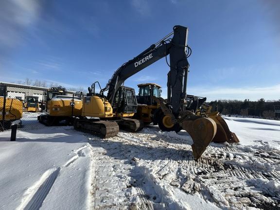 135G FT4 EXCAVATOR - Cab w/ AC; Coupler, Hydraulic Thumb; w/ Bucket