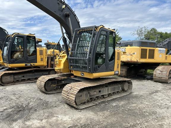 135G FT4 EXCAVATOR - Cab w/ AC; Coupler, Hydraulic Thumb; w/ Bucket