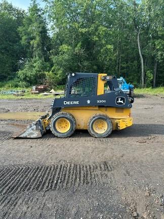320G SKID STEER LOADER BASE - Cab w/ AC, Air Ride Seat, Hi-Flo; Ride Control, 2 Speed; Self-Leveling; Beefy Baby Tires; General Purpose Bkt