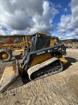 333G COMPACT TRACK LDR - Cab w/ AC, ISO Pattern, EH Joystick Controls, Hi-Flo; Ride Control, 2 Speed; Self-Leveling; Other; Rubber Tracks; General Purpose Bkt; Reversing Fan