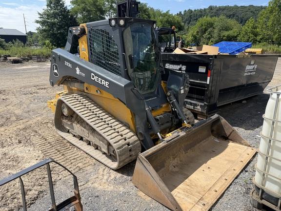 333G COMPACT TRACK LDR - Cab w/ AC, ISO Pattern, EH Joystick Controls, Hi-Flo; Ride Control, 2 Speed; Self-Leveling; Other; Rubber Tracks; General Purpose Bkt; Reversing Fan
