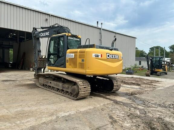 2015 JOHN DEERE 180GL W/ THUMB, LESS BKT - Cab w/ AC, Cntrl Pattern Select; Long Arm; Narrow Pads; Aux Hydraulics, Coupler, Hydraulic Thumb; Less Bucket