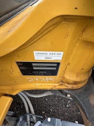 60G COMPACT EXCAVATOR - Cab w/ AC, Cntrl Pattern Select; Rubber Tracks; 24" Bucket; Aux Hydraulics, Coupler, Hydraulic Thumb; Angle Blade
